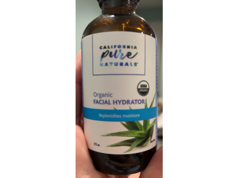 California Pure Naturals Organic Facial Hydrator Set, Replenishes Moisture