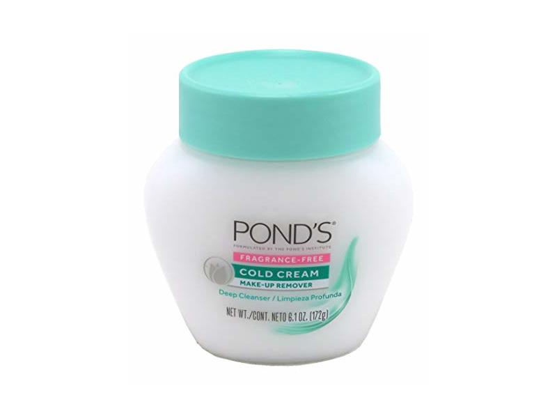 Pond's FragranceFree Cold Cream MakeUp Remover, 6.1 oz Ingredients