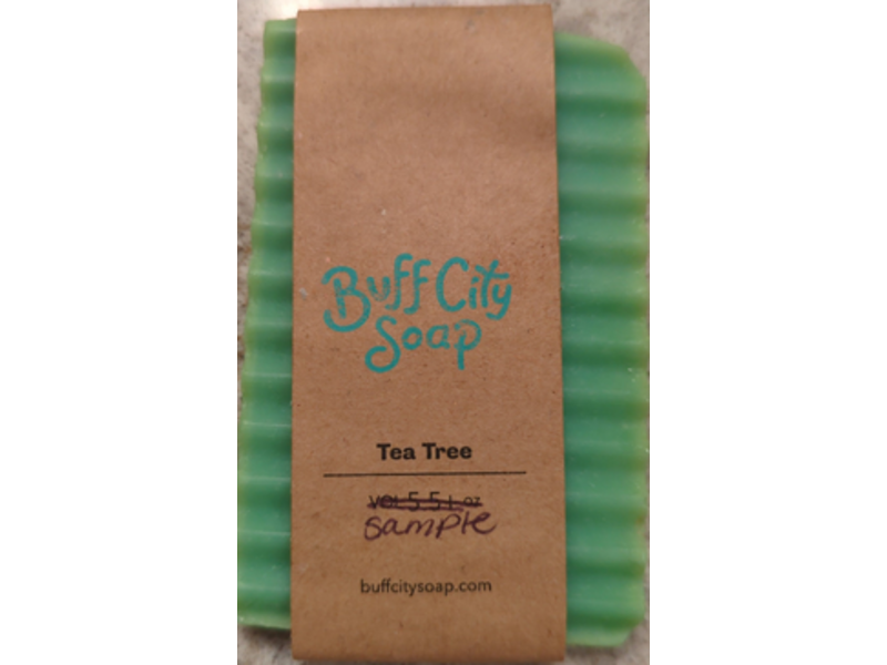 Buff City Soap Tea Tree, 5.5 oz/156 g