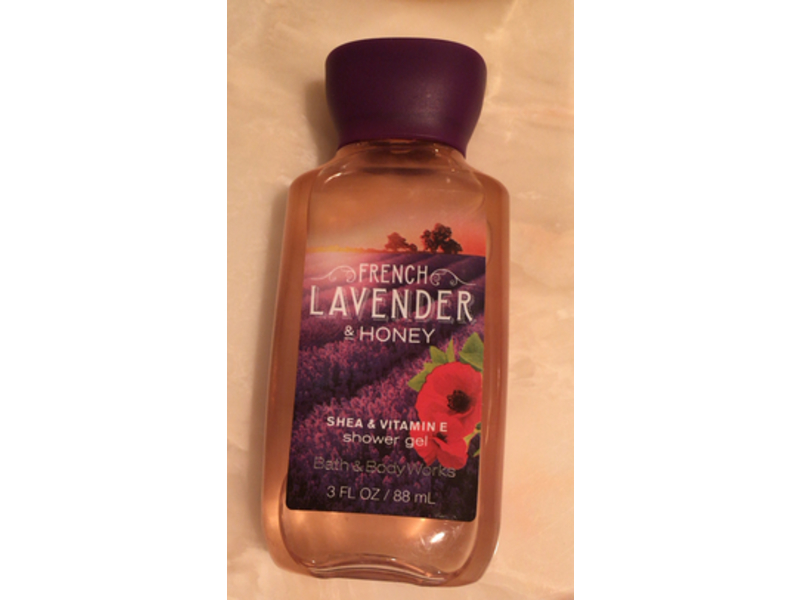 Bath & Body Works Shower Gel, French Lavender & Honey, 3 fl oz/88 mL