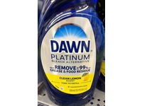Dawn Platinum Bleach Alternative Dishwashing Liquid, Clean Lemon, 24 fl oz/709 mL - thumbnail 2