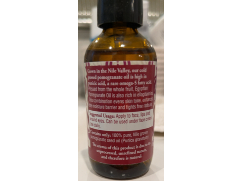 Shea Terra Egyptian Pomegranate Cold Pressed Extract Virgin Oil, 2 oz/59 mL