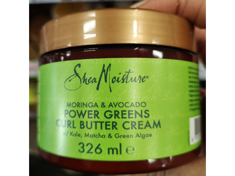 Shea Moisture Power Greens Curl Butter Cream, Morigna & Avocado, 326 mL