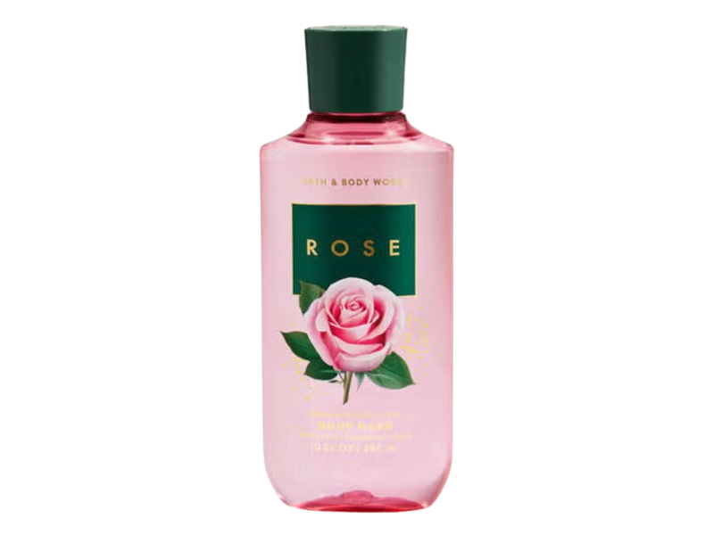 Bath & Body Works Body Wash, Rose, 10 fl oz/ 295 mL