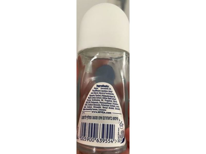 Nivea Fresh Natural 0% Aluminium Desodorante Roll-On, 50 mL