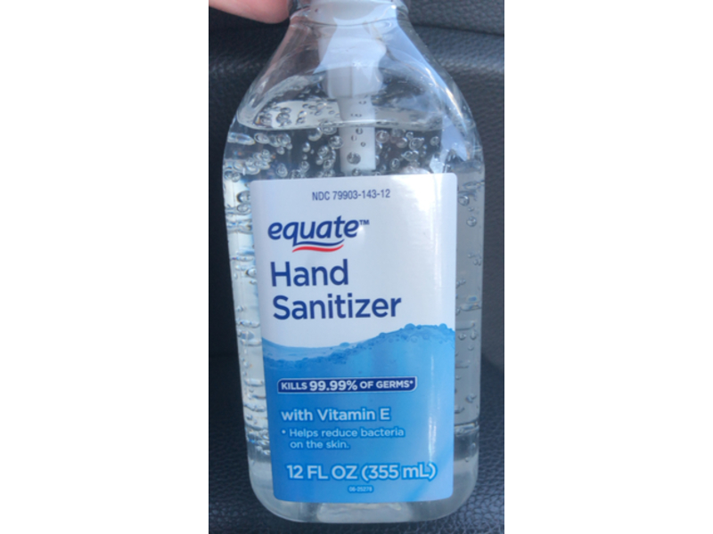 Equate Hand Sanitizer, Vitamin E, 12 fl oz/355 mL