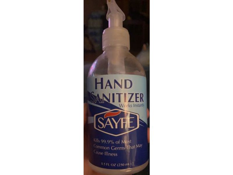 Sayfe Hand Sanitizer, 8.5 fl oz/250 mL