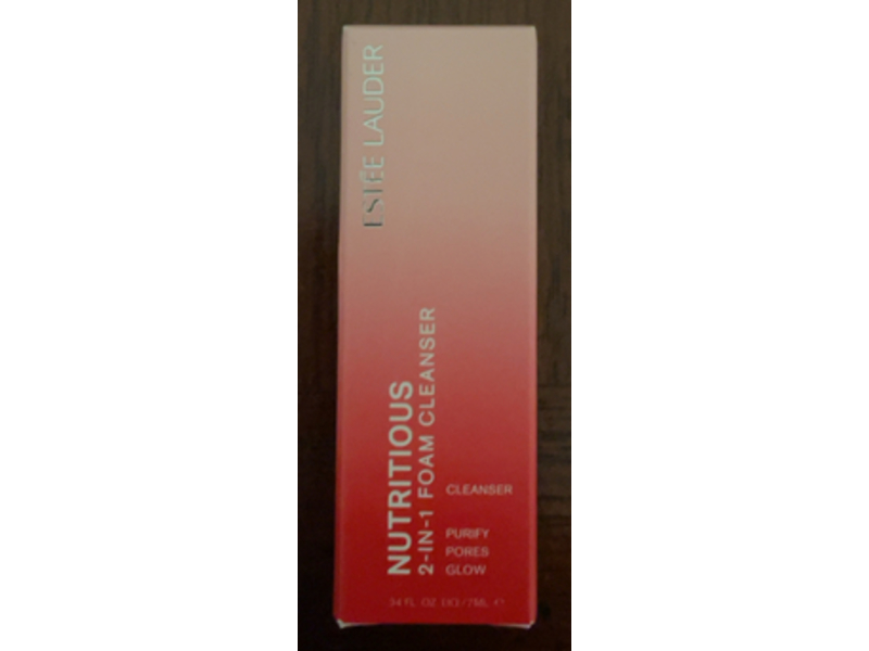 Estee Lauder Nutritious 2-In-1 Foam Cleanser, 0.24 fl oz/ 7 mL