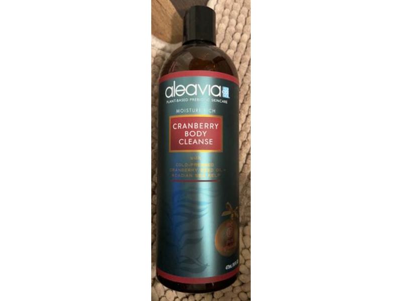 Aleavia Moisture Rich Body Cleans, Cranberry, 16 fl oz/473 mL