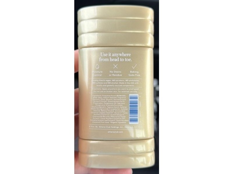 Athena Club All Over Deodorant, Salted Sunset, 2.6 oz/74 g