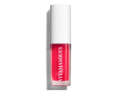 Vitamasques Glow Lip Oil, Strawberry Glaze, 0.17 fl oz/5.22 mL