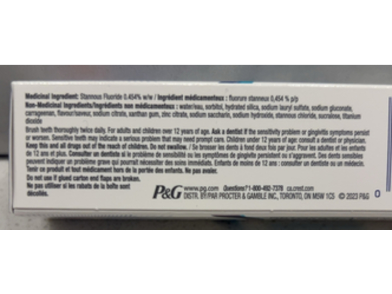 Crest Gum Detoxify Toothpaste, Deep Clean, 20 mL