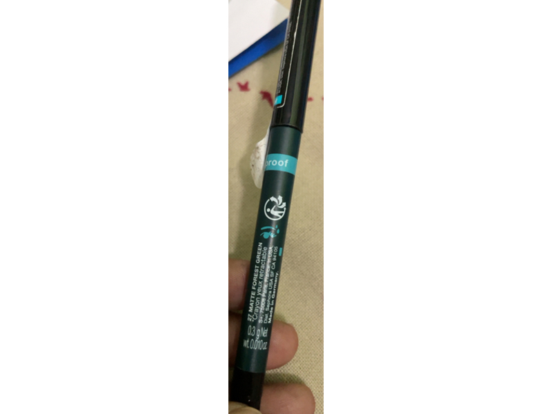 Sephora Collection Waterproof Retractable Eyeliner Pencil, 27-Matte Forest Green,0.01 oz/0.3 g
