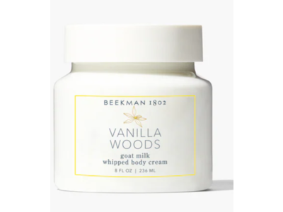 Beekman 1802 Goat Milk Whipped Body Cream, Vanilla Woods, 8 fl oz/236 mL