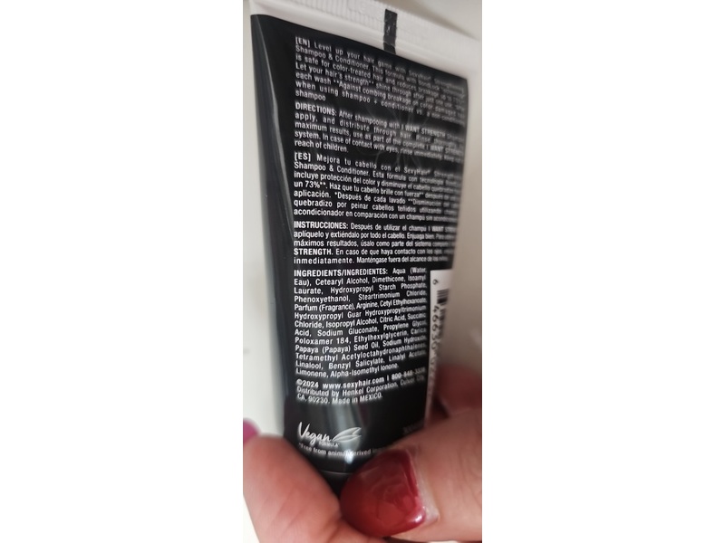 Sexy Hair Strengthening Conditioner, I Want Strength, 1.7 fl oz/50 mL