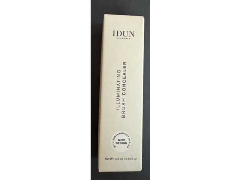 Idun Minerals Illuminating Brush Concealer, Havre, 0.16 fl oz/4.6 mL