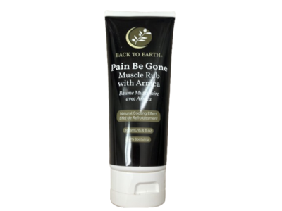Back To Earth Pain Be Gone Muscle Rub, Arnica, 6.8 fl oz/200 mL