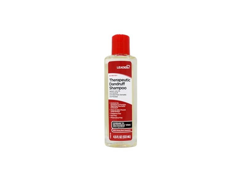 Leader Therapeutic Dandruff Shampoo, Salicylic Acid, 4.5 fl oz/133 mL