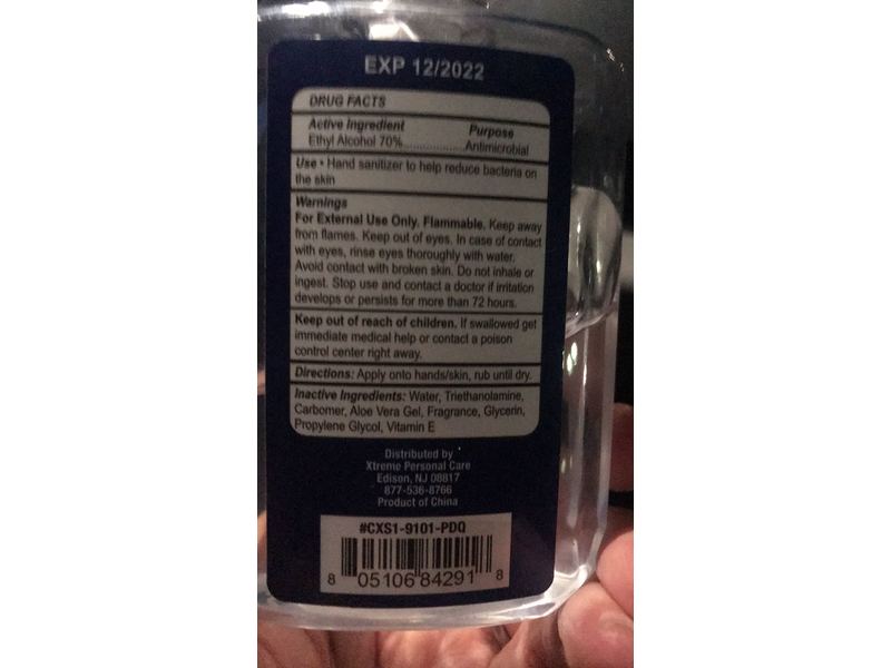 Xtreme Hand Sanitizer Gel, 8 fl oz/237 mL