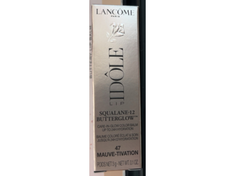 Lancome Idole Lip Care - In - GLow Color Balm, Squalane - 12 & Butterglow, 47 Mauve - Tivation, 0.1 oz/3 g