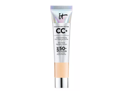 It CC+ Color Correcting Full Coverage Cream + Hydrating And Anti Aging Concealer, Medium, SPF 50+ PA++, 1.08 fl oz/32 mL
