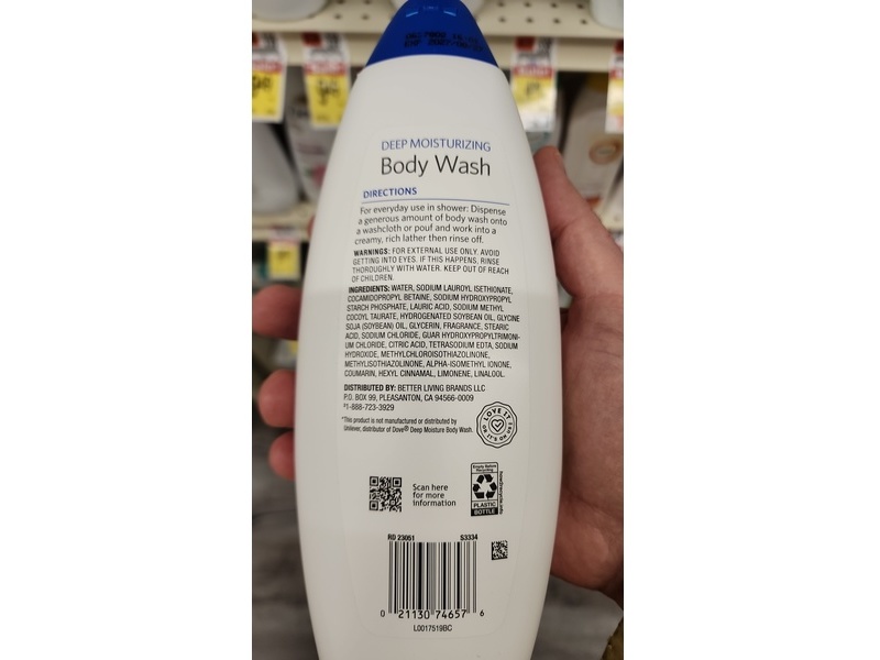 Signature Care Deep Moisturizing Body Wash, Hydrating, 22 fl oz/650 mL