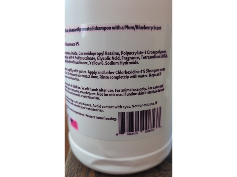 Pet Health Pharma Truseb Pet Shampoo, Chlorhexidine 4%, 3.785 L
