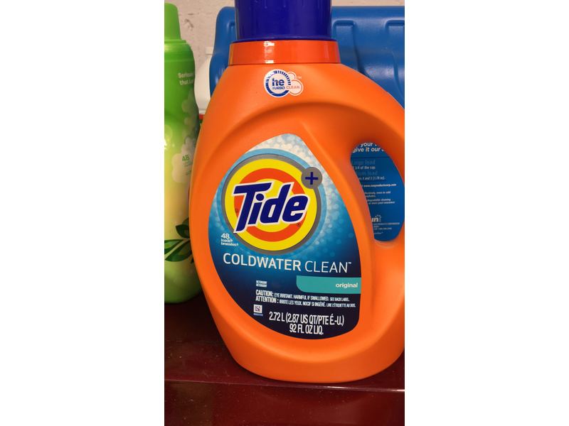 Tide Coldwater Clean High Efficiency Liquid Laundry Detergent, Fresh Scent, 92 oz