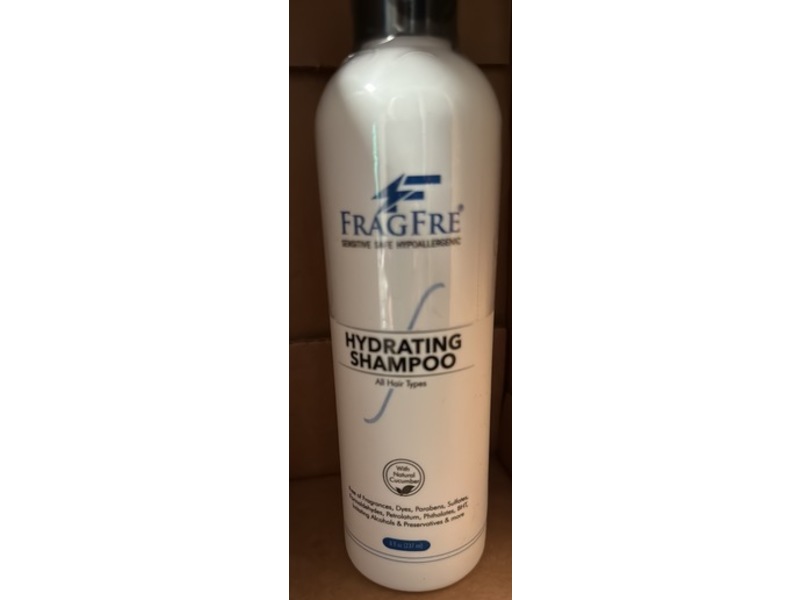 Fragfre Hydrating Shampoo, Natural Cucumber, 8 fl oz/237 mL