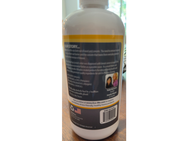 Eco Me Stainless Steel Cleaner, Lemon Fresh, 16 fl oz/473 mL