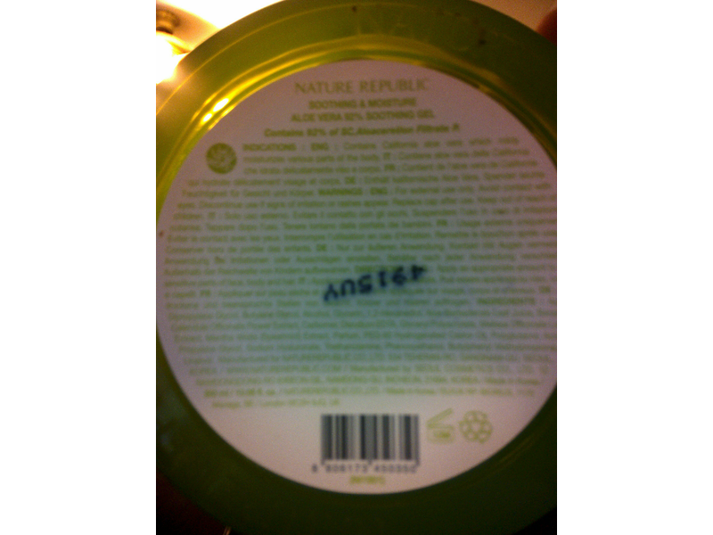 Nature Republic Soothing Gel, Aloe Vera, 10.56 fl oz/300 ml