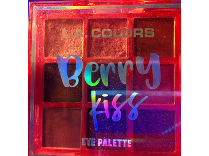 L.A. Colors Eye Palette, Berry Kiss, 0.26 oz/7.5 g
