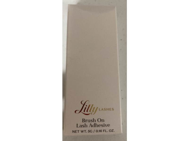 Lilly Lashes Brush On Lash Adhesive, 0.16 fl oz/5 g