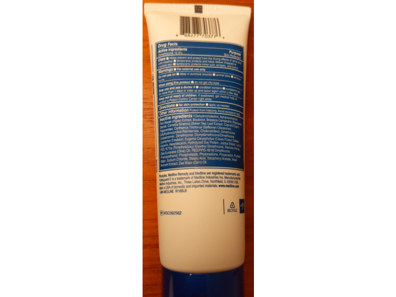 Medline Remedy Intensive Skin Therapy Hydraguard-D Dimethicone Cream, 2 fl oz/59 mL