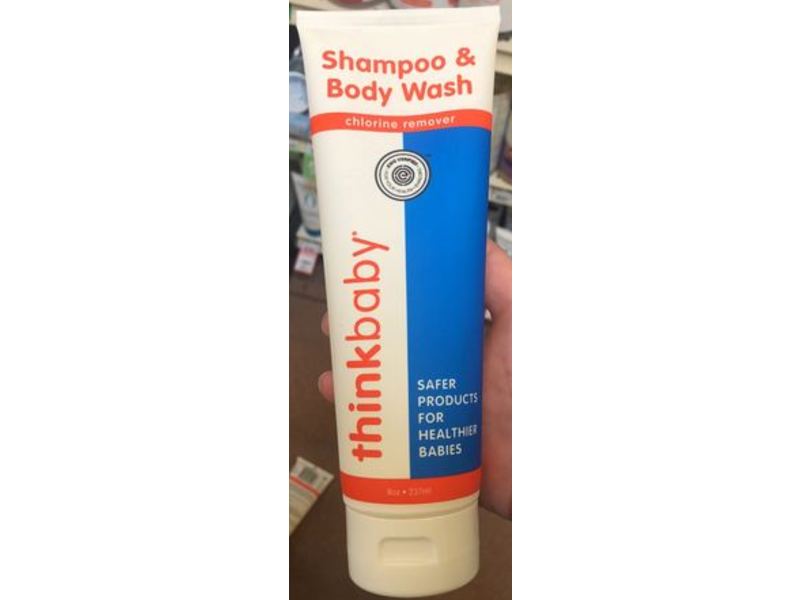 Thinkbaby Chlorine Remover Shampoo & Body Wash, 8 oz/237 mL
