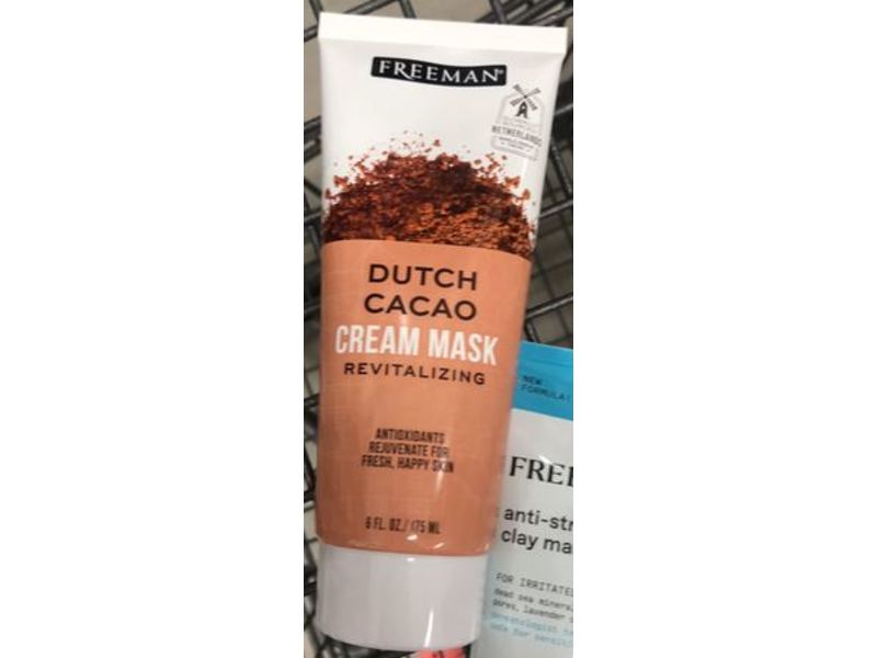 Freeman Beauty Revitalizing Cream Mask, Dutch Cacao, 6 fl oz/175 mL