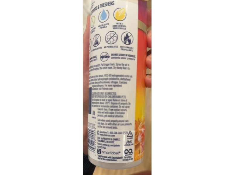 Febreze Luxe Air Mist, Summer Golden Hour, 8.8 oz/250 g