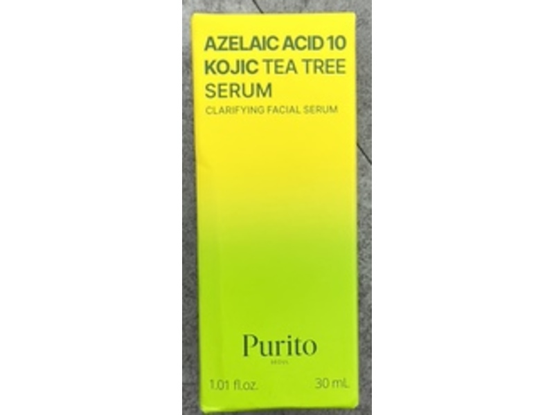 Purito Clarifying Facial Serum, Azelaic 10% Kojic Tea Tree, 1.01 fl oz/30 mL