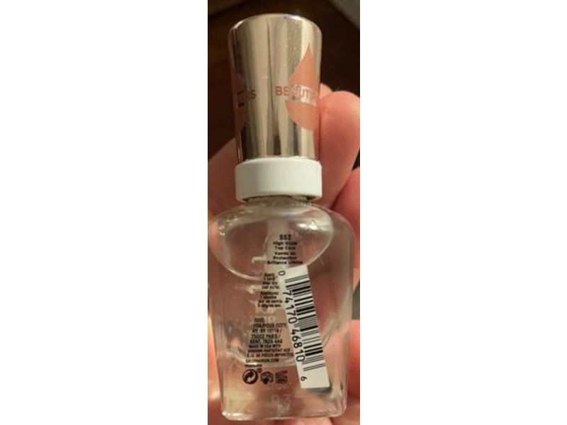 Sally Hansen Color Therapy High Gloss Top Coat, 0.5 fl oz/14.7 mL