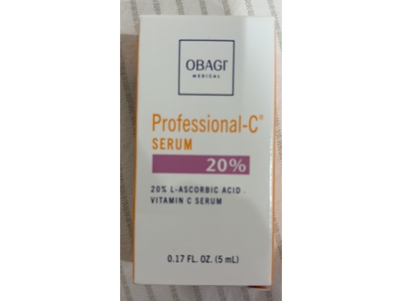 Obagi Professional-C Serum, 20% L-Ascorbic Acid & Vitamin C, 0.17 oz/5 mL