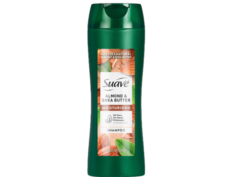 Suave Moisturizing Shampoo, Almond & Shea Butter, 12.6 fl oz/373 mL