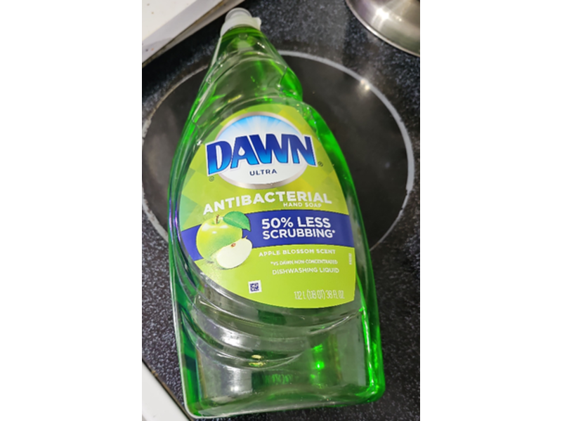 Dawn Antibacterial Hand Soap, Apple Blossom Scent, 38 fl oz/112 L