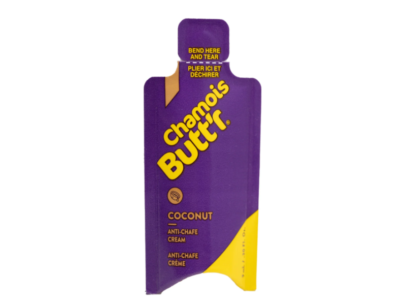 Chamois Butt'r Anti-Chafe Cream, Coconut, 0.30 fl oz/9 mL