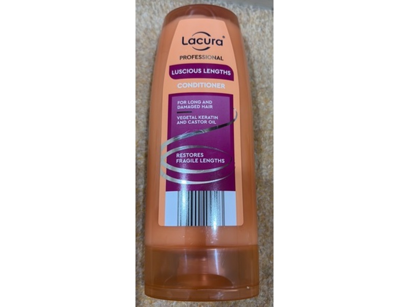Lacura Luscious Lengths Conditioner, Vegetal Keratin & Castor Oil, 250 mL