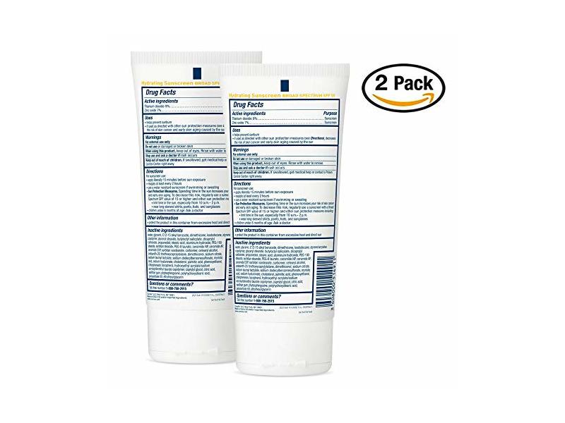CeraVe Hydrating Mineral Body Sunscreen, SPF50, 5 fl oz/150 mL