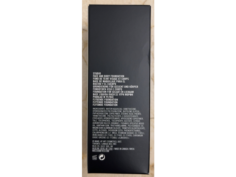 M.A.C. Studio Face and Body Foundation, C2, 4.0 fl oz/120 mL