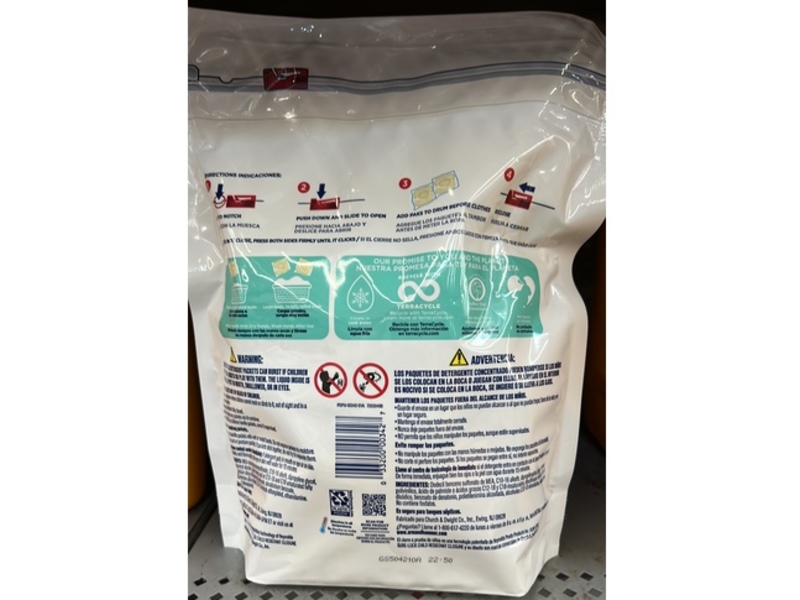 Arm & Hammer Deep Clean Power Paks, Free & Clear, 44 Count