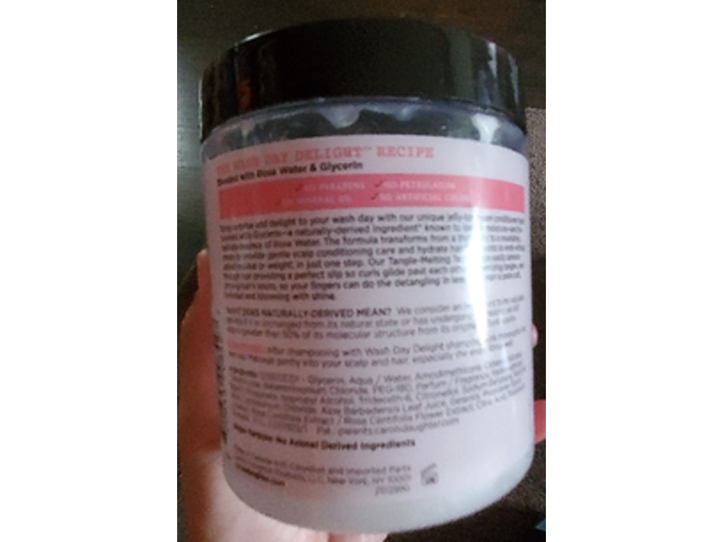 Carol's Daughter Wash Day Delight Jelly-To-Cream Conditioner, Dream Detangler, Rose Water & Glycerin, 20 oz/567 g