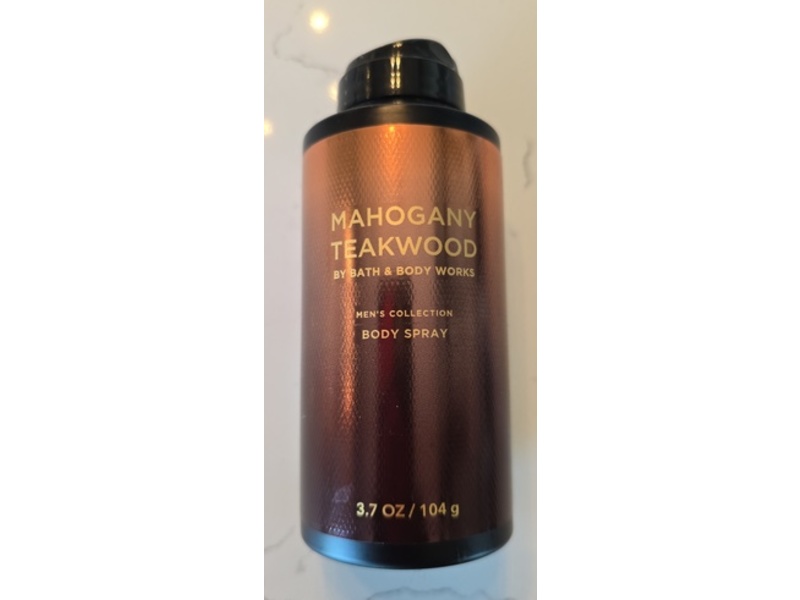 Bath & Body Works Body Spray, Mahogany Teakwood, 3.7 oz/104 g