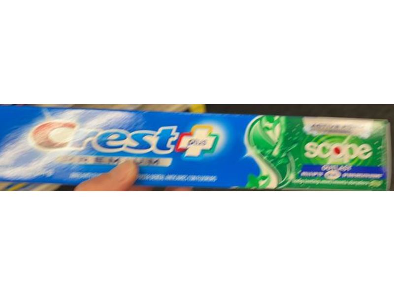Crest Plus Scope Outlast Complete Whitening Toothpaste, Mint, 8.0 oz